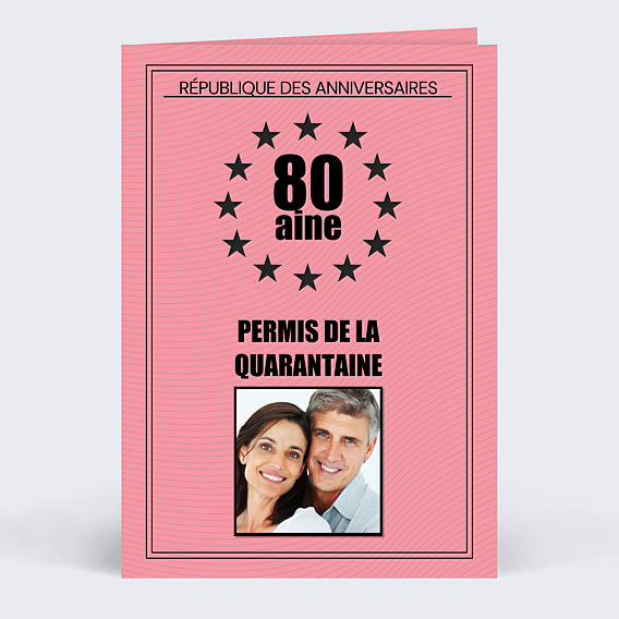 Carte anniversaire Permis de Conduire