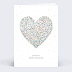 Carte anniversaire adulte Cœur