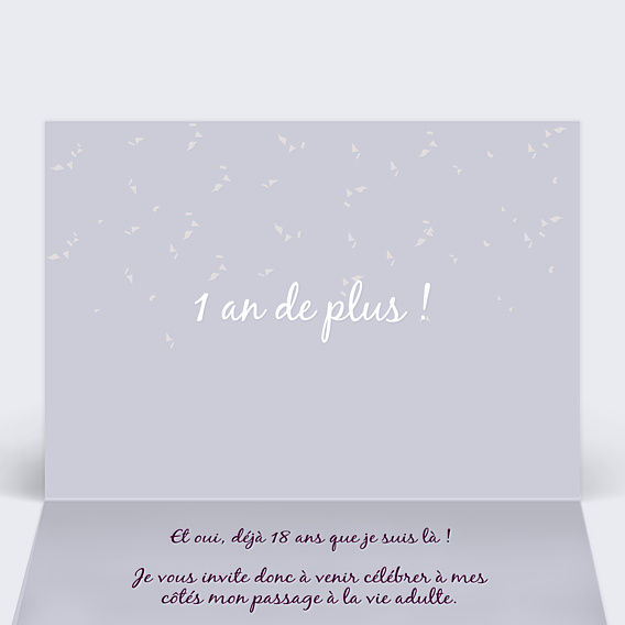 Invitation Anniversaire Adulte Photos 18 ans