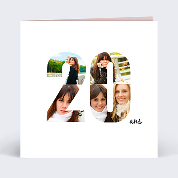 Invitation Anniversaire Adulte 20 ans