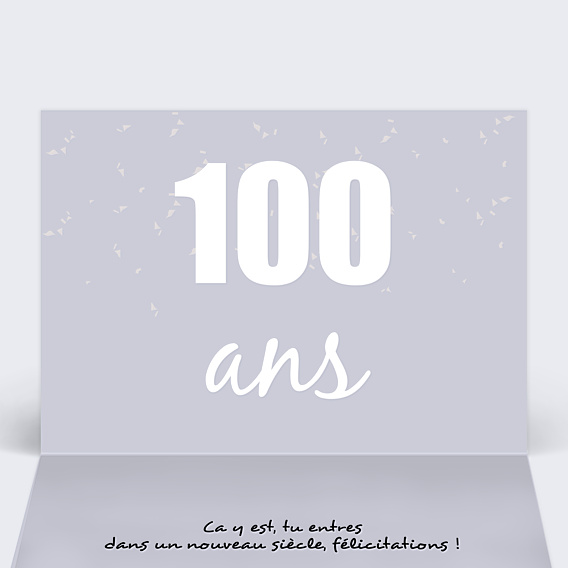 Anniversaire Adulte 100 ans