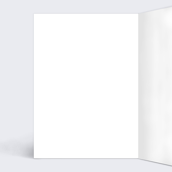 Carte anniversaire Modèle 100% Personnalisable Intérieur Gauche