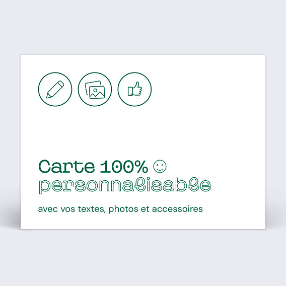 Invitation anniversaire Modèle 100% Personnalisable