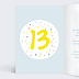 Invitation anniversaire enfant 13 ans Intérieur Gauche