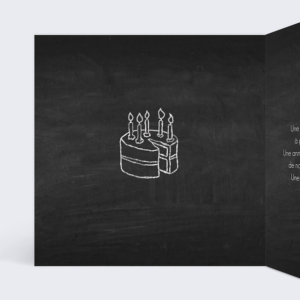 Carte Anniversaire Étapes de Vie Intérieur Gauche