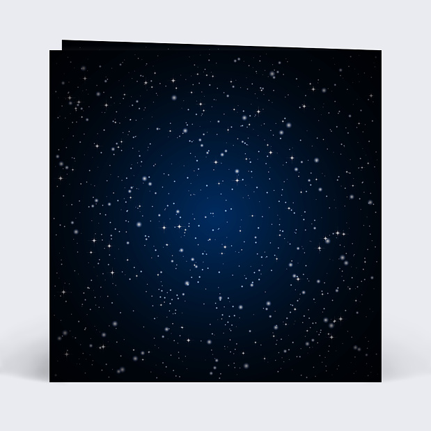 Carte Anniversaire Galaxie Verso