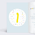Carte anniversaire enfant Ballons 1 an Intérieur Gauche
