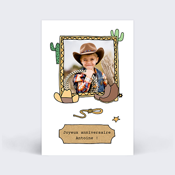 Anniversaire Enfant Cowboy
