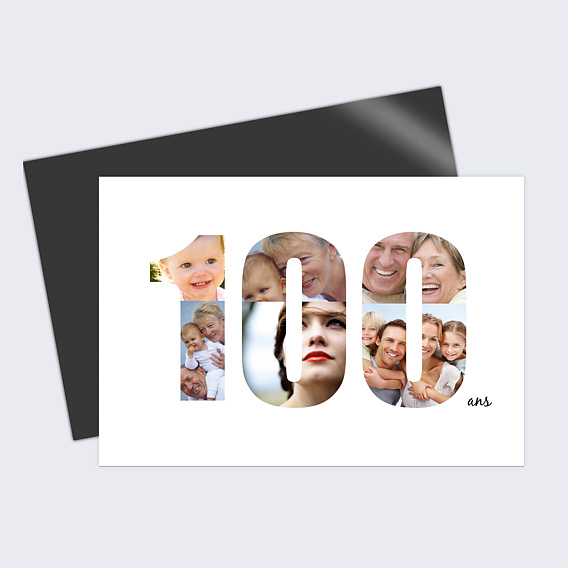 Carte anniversaire 100 ans