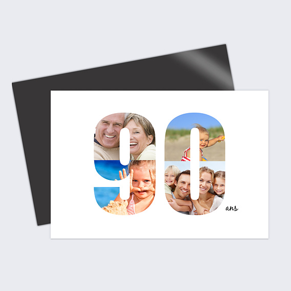 Carte anniversaire 90 ans
