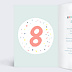 Invitation anniversaire enfant 8 ans Intérieur Gauche