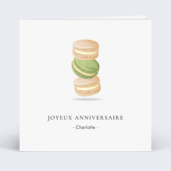 Anniversaire Adulte Macaron
