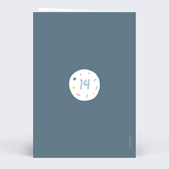 Invitation Anniversaire Enfant 14 ans