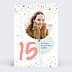 Invitation anniversaire enfant 15 ans