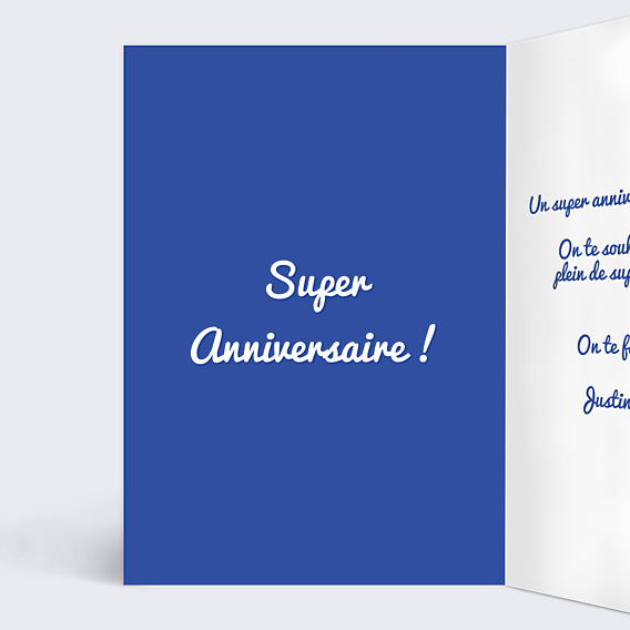 Anniversaire Enfant Superman Äge Modifiable