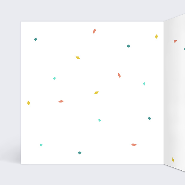 Carte Anniversaire Rébus Cerf Intérieur Gauche