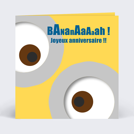 Carte anniversaire enfant Mignon