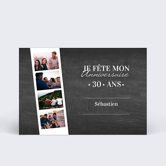 Anniversaire Adulte Photomaton Ardoise