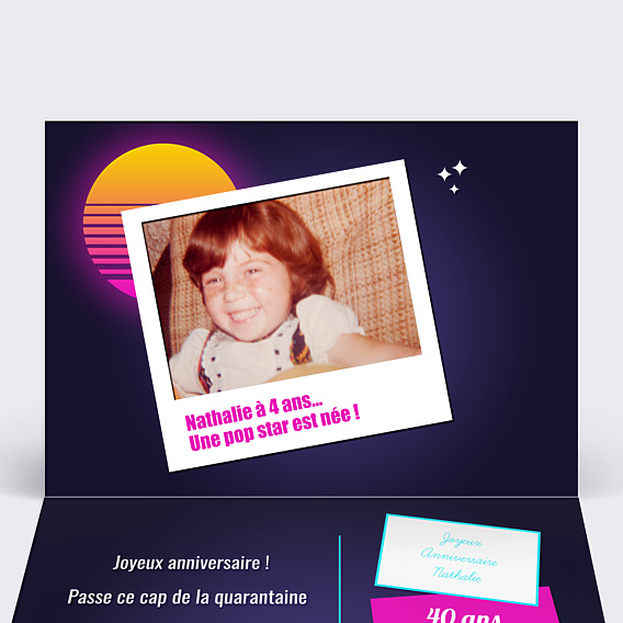 Anniversaire Adulte Années 80