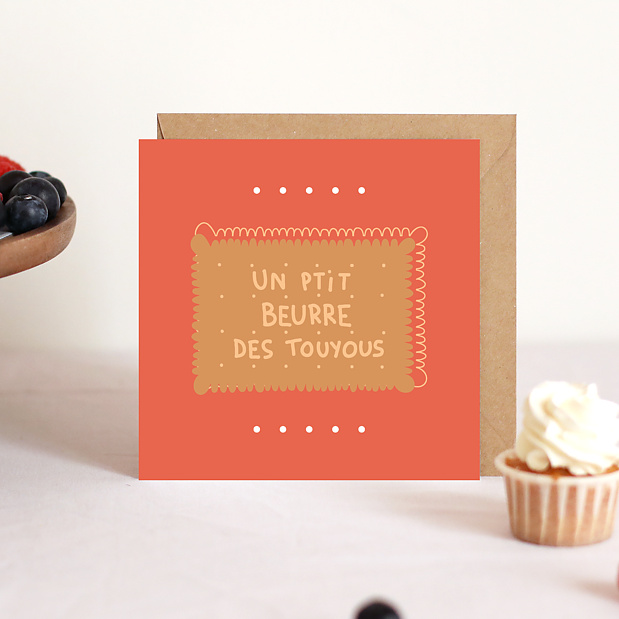 Carte Anniversaire P'tit Beurre