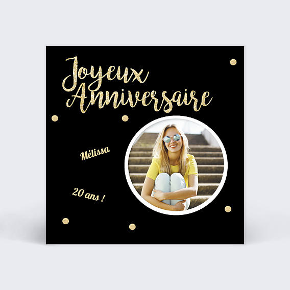 Anniversaire Adulte Paillettes