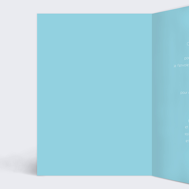 Carte Anniversaire Joyeux Anniversaire Bougie Intérieur Gauche