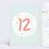 Carte anniversaire enfant 12 ans Intérieur Gauche
