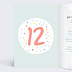 Invitation anniversaire enfant 12 ans Intérieur Gauche
