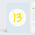 Invitation anniversaire enfant 13 ans Intérieur Gauche