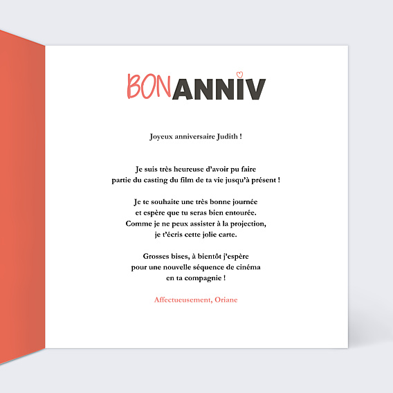 Anniversaire Adulte Film d'Anniversaire