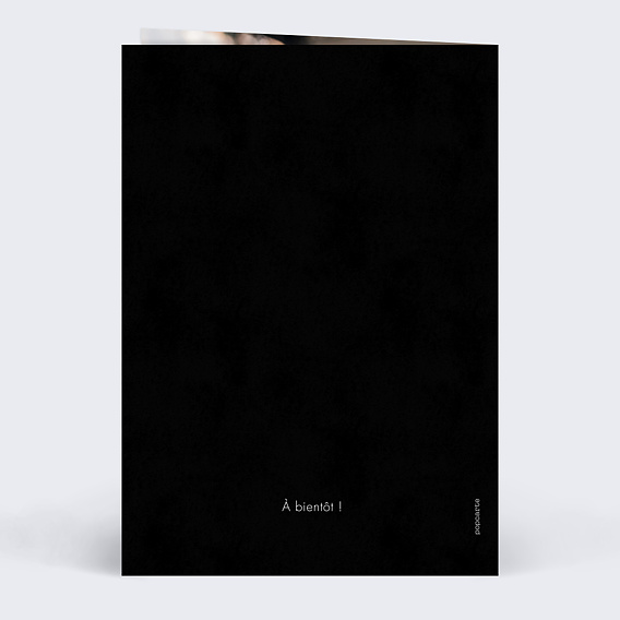 Carte anniversaire Musique Verso