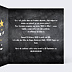 Invitation anniversaire Rock Intérieur Droit