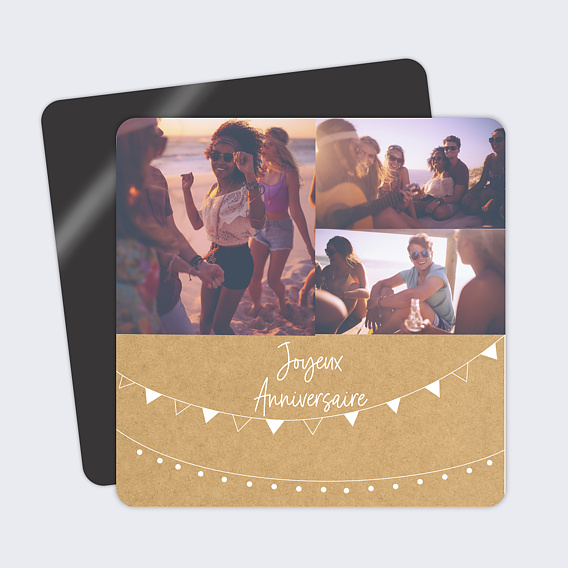 Carte anniversaire Bucolique