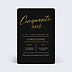 Invitation anniversaire Cinquante Chic