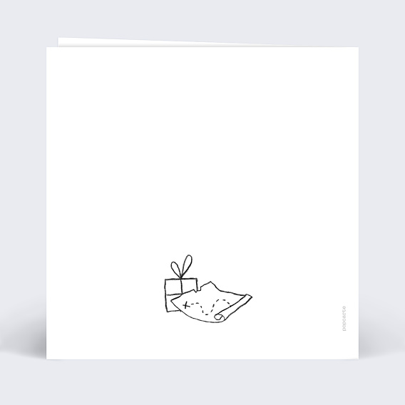 Carte anniversaire enfant À l'Abordage Verso