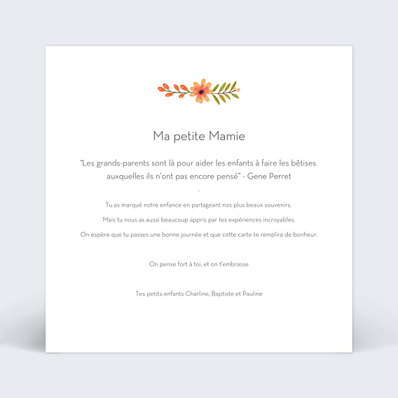 Fête des Grands-Mères Bouquet Printanier
