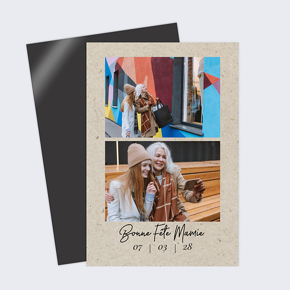 Carte fête des grands-mères Esprit Chiné II