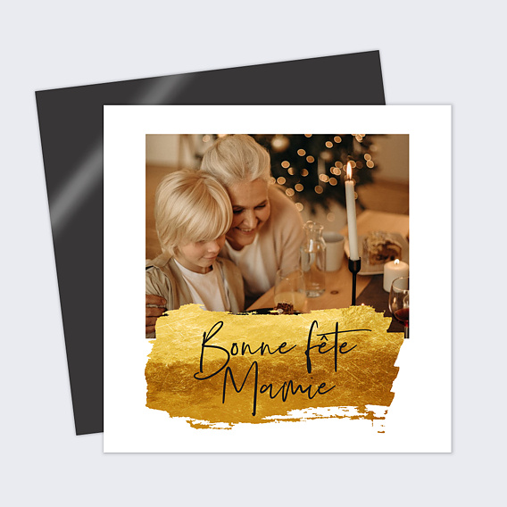 Carte fête des grands-mères Pinceau