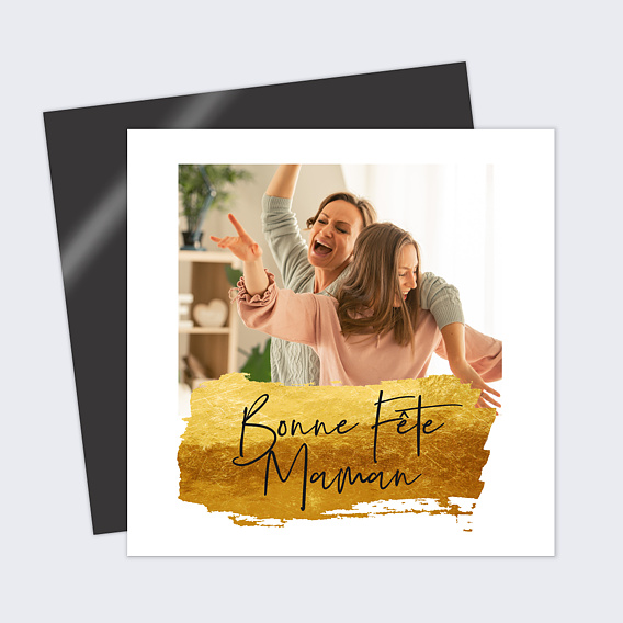 Carte fête des mères Pinceau