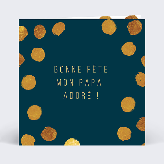 Carte fête des pères Graphique Chic