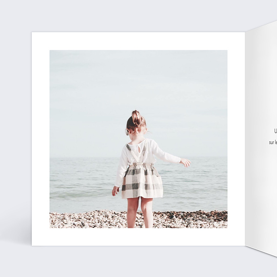 Carte fête des pères Joli Coeur Intérieur Gauche