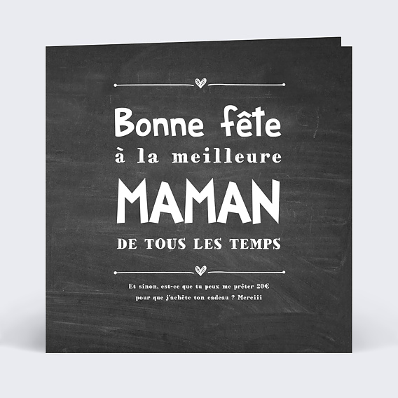 Carte fête des mères best mom
