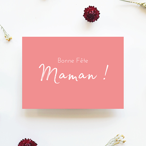 Bonne Fête Maman rose