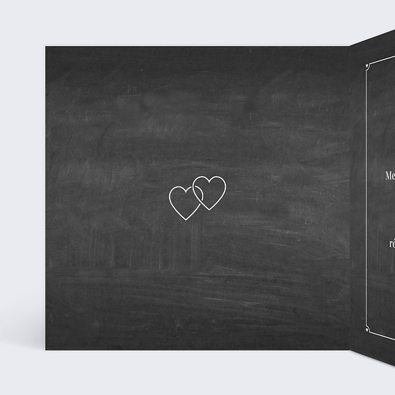 Carte fête des mères Pastille Ardoise Intérieur Gauche