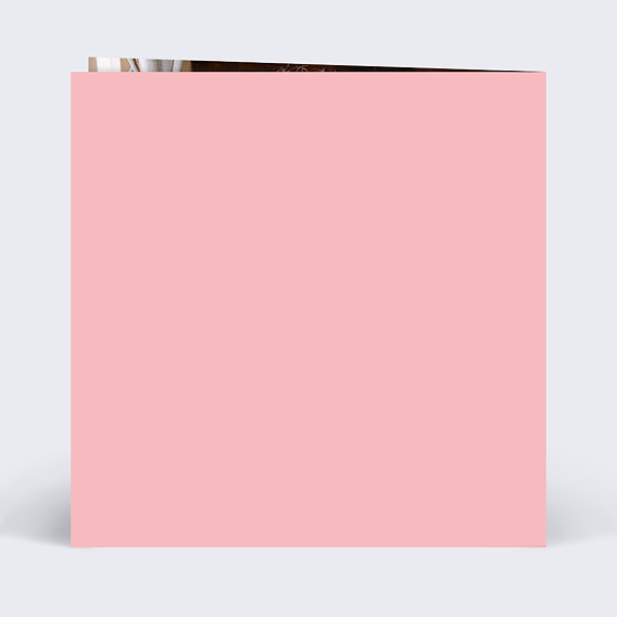 Carte fête des grands-mères Pink Heart Verso