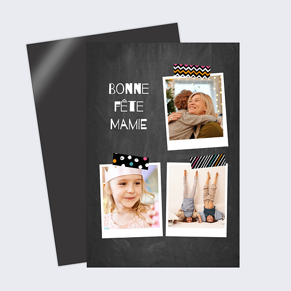 Carte fête des grands-mères Scrapbook