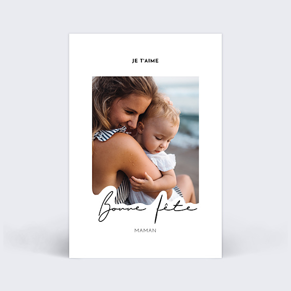 Fête des Mères Typographie Maman