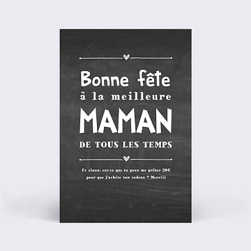 Carte virtuelle fête des mères Best mom