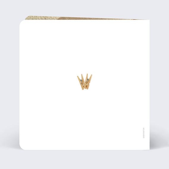 Carte fête des grands-mères Summer Polaroïd Verso