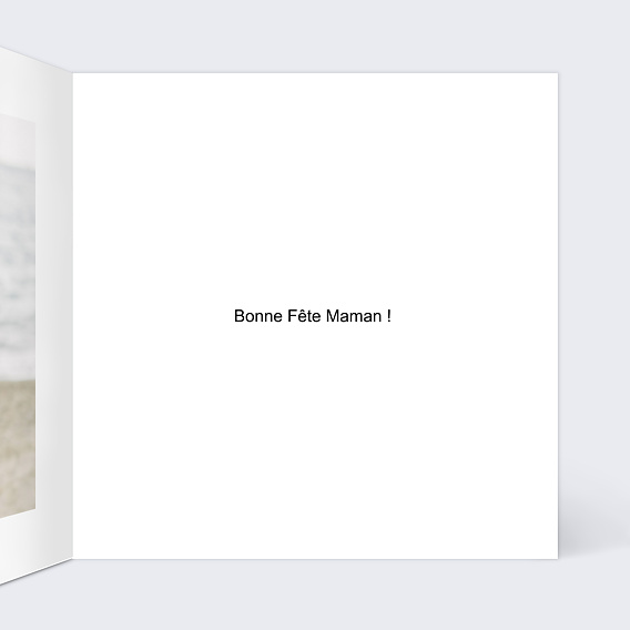 Carte fête des mères Pluie de Coeurs Intérieur Droit